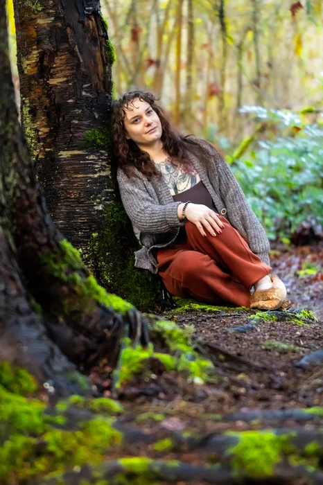 Calm portrait moment