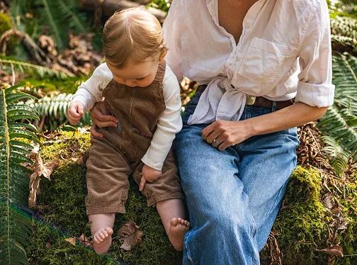 Quiet moment in forest light
